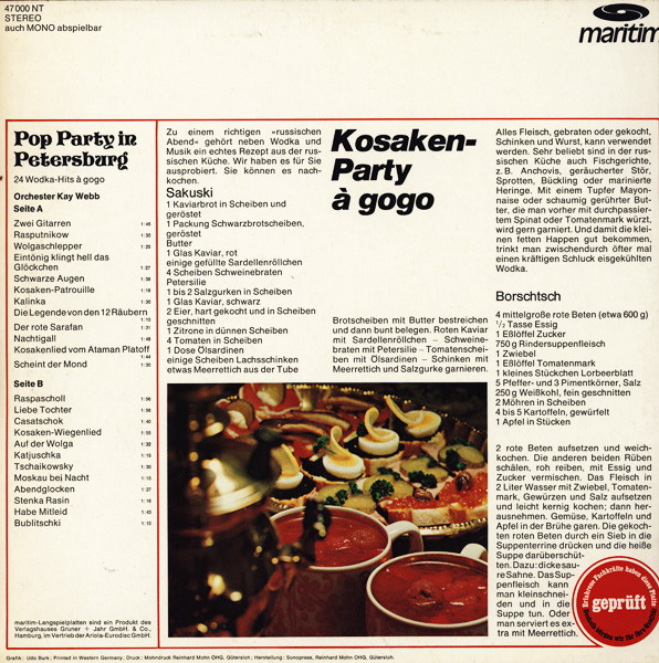 Orchester KAY WEBB - Pop-Party In Peterburg - Back Cover.jpg