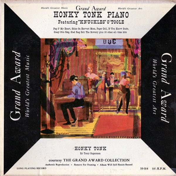 honky tonk ragtime piano - knuckles o'toole and his honky-tonk piano and orchestra  front cover.jpg